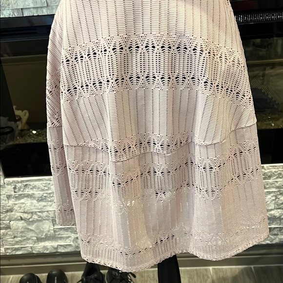 BCBGMaxAzria beige Lace Slipon Dress size medium - Picture 9 of 14